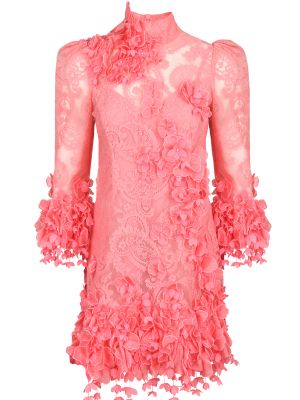 Коктейльное платье Zimmermann розовое