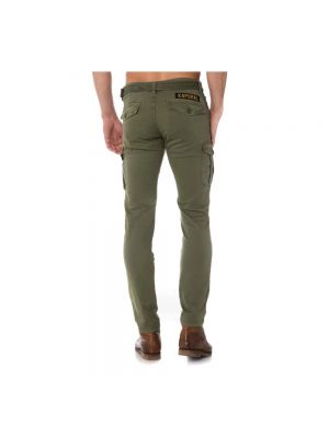 Spodnie slim fit Kaporal zielone