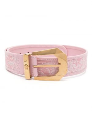 Cintura di pelle Versace rosa