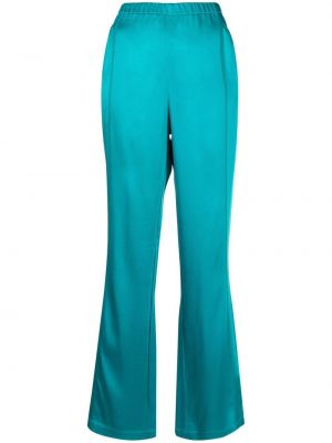 Satynowe spodnie Atlein niebieskie