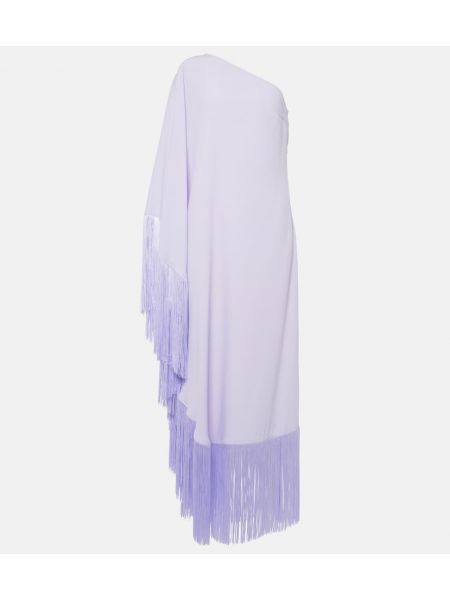 Dlouhé šaty s třásněmi Taller Marmo fialové