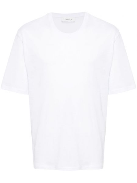 Βαμβακερή μπλούζα Laneus λευκό