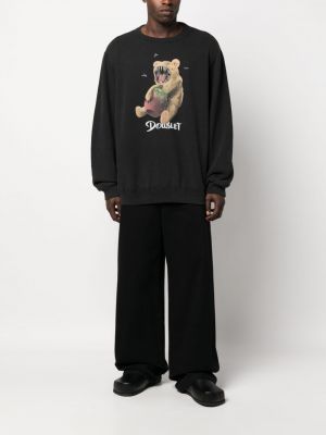 Sweatshirt aus baumwoll mit print Doublet schwarz