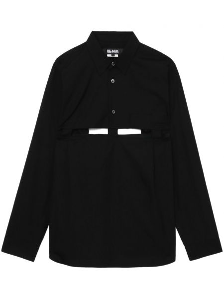 Памучна риза Black Comme Des Garçons черно