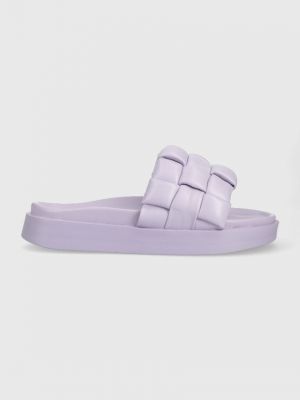 Papuci cu platformă împletite Inuikii violet