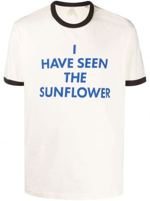 T-shirt aus baumwoll mit print Sunflower