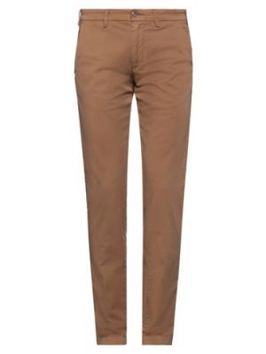 Pantaloni di cotone 40weft marrone