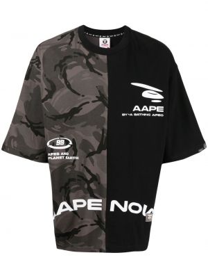 Kamuflere t-skjorte Aape By *a Bathing Ape® svart