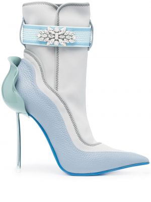 Ankle boots mit kristallen Le Silla blau