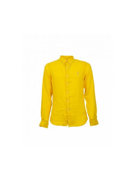 Koszula z długim rękawem Polo Ralph Lauren żółta