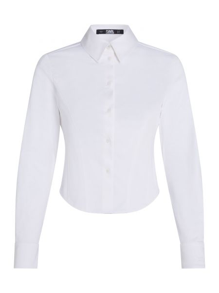 Bluză Karl Lagerfeld alb
