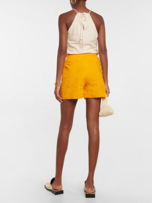 Shorts en coton Nanushka orange