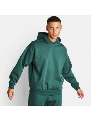 Hoodie en polaire en coton Adidas vert