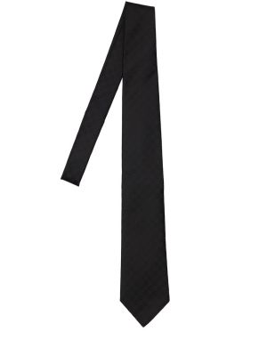 Krawatte mit print Gucci schwarz
