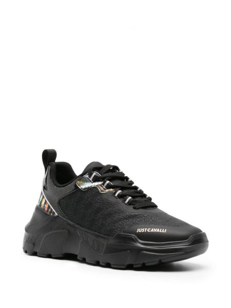 Sneakersy chunky Just Cavalli czarne