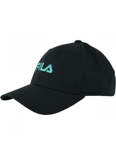 Czarna czapka z daszkiem Fila
