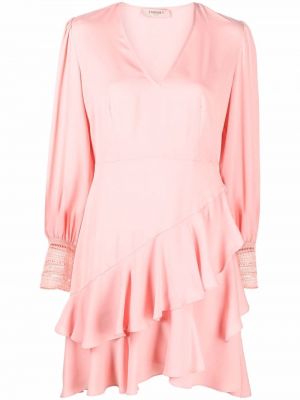 Ruffle dress Twinset rosa