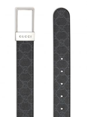 Pásek s přezkou Gucci černý