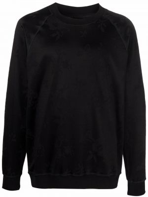 Jacquard bomull sweatshirt Vivienne Westwood svart