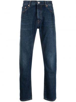 Proste jeansy bawełniane Tela Genova niebieskie