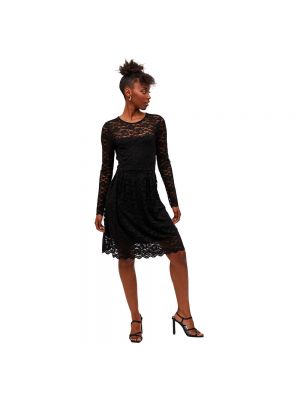 Платье с длинным рукавом Vila черное