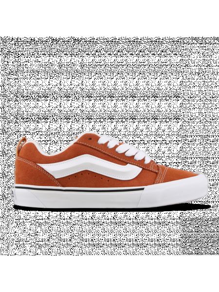 Chaussures de ville en cuir Vans orange