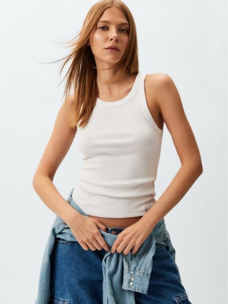 Белая майка Calvin Klein Jeans