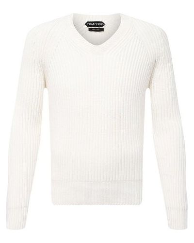 Кашемировый свитер Tom Ford, белый