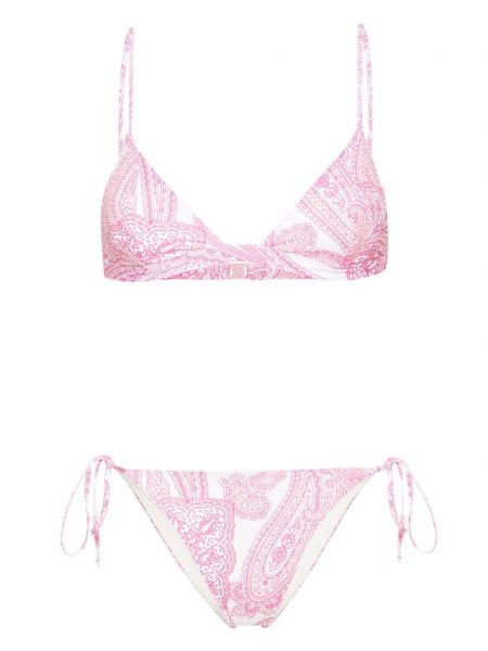 Paisley mintás bikini nyomtatás Mc2 Saint Barth rózsaszín