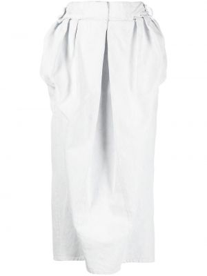 Midi sukně Maison Margiela bílé