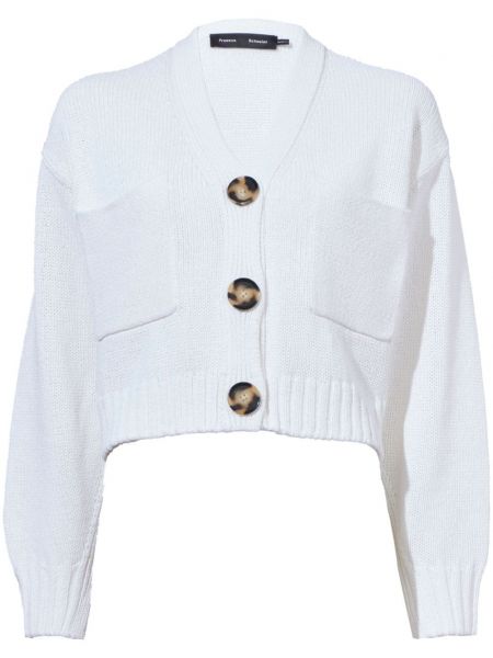Cardigan en tricot Proenza Schouler blanc