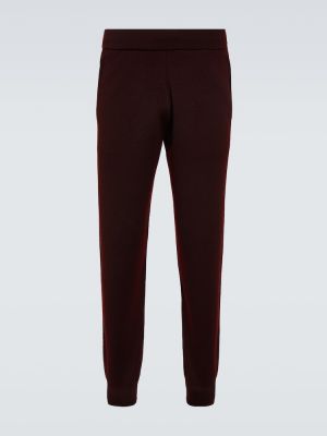 Pantalones de chándal de lana Berluti rojo
