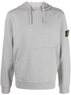 Hoodie Stone Island grå