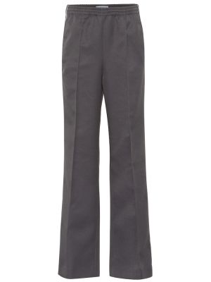 Rovné kalhoty Prada šedé