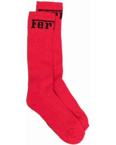 Чорапи с принт Ferrari