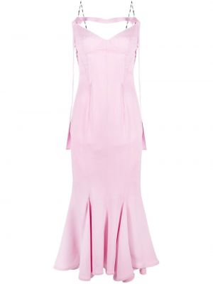 Κοκτέιλ φόρεμα The Attico ροζ