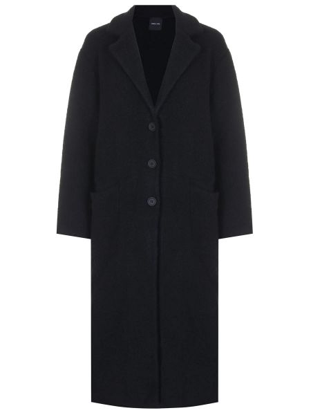 Однотонное пальто Anneclaire черное