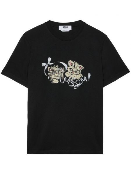 T-shirt Msgm sort