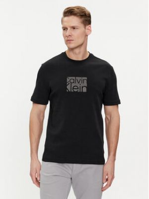 T-shirt slim Calvin Klein noir