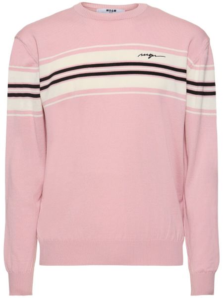 Striktrøje Msgm pink