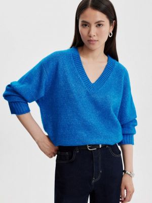Пуловер Zarina синий