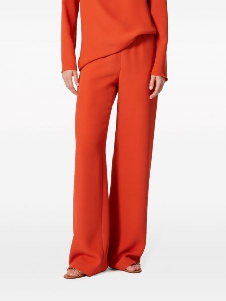 Pantaloni di seta Valentino arancione