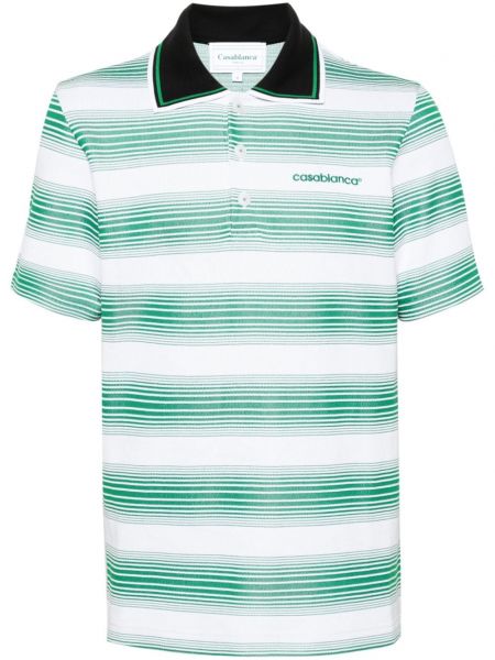 Polo krekls ar izšuvumiem Casablanca zaļš