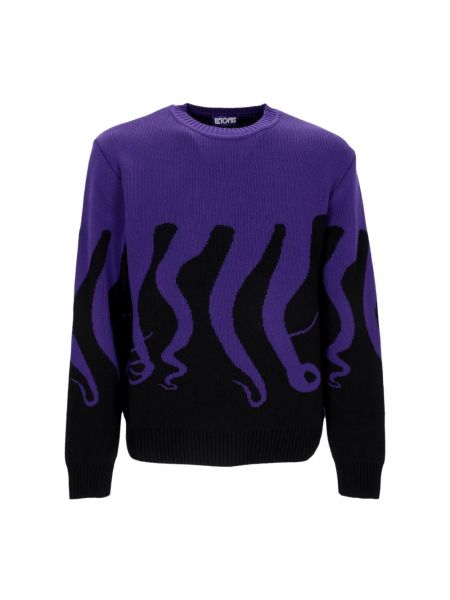 Sweter Octopus fioletowy