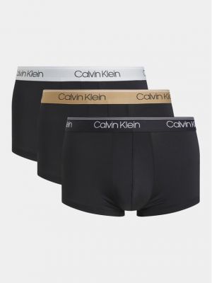 Boxeri cu talie joasă Calvin Klein negru