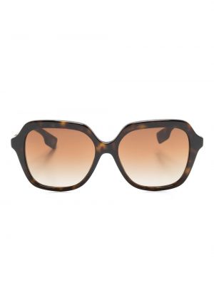 Oversized slnečné okuliare Burberry Eyewear hnedá
