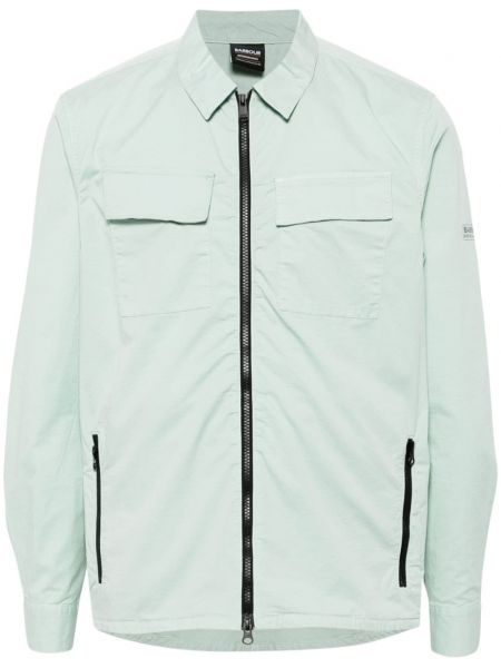 Medvilninė marškiniai Barbour International žalia