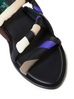 Sandale mit print Pucci schwarz