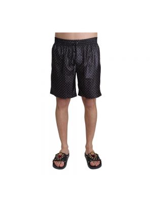 Gepunktete shorts mit print Dolce & Gabbana Pre-owned schwarz