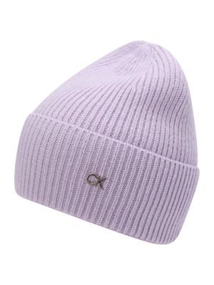 Kepurė Calvin Klein violetinė